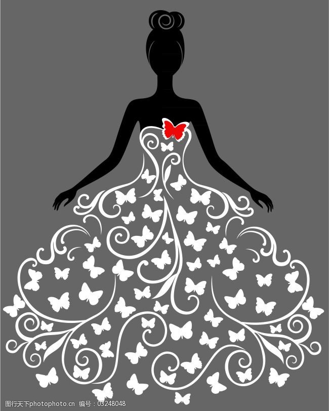 婚纱创意设计图片素材