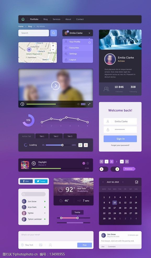 ui素材插件图片素材