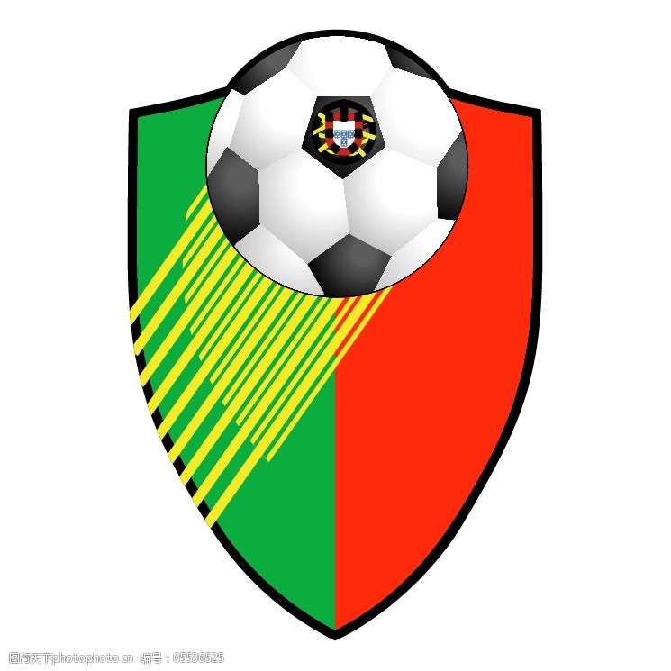葡萄牙人足球图片素材