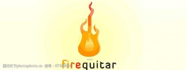 方形标签吉他logo图片