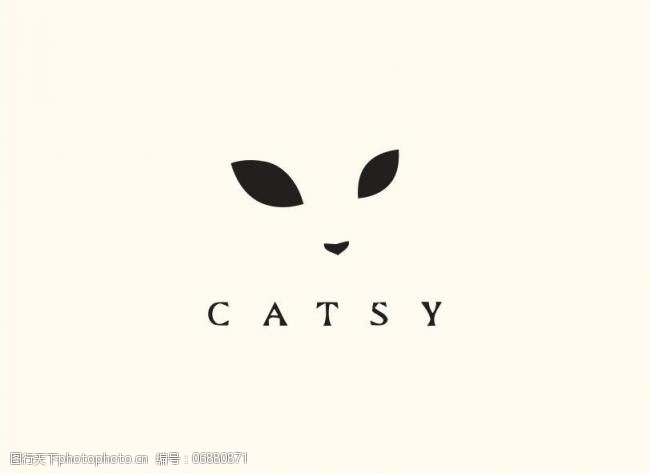 集矢量图标集猫科logo图片