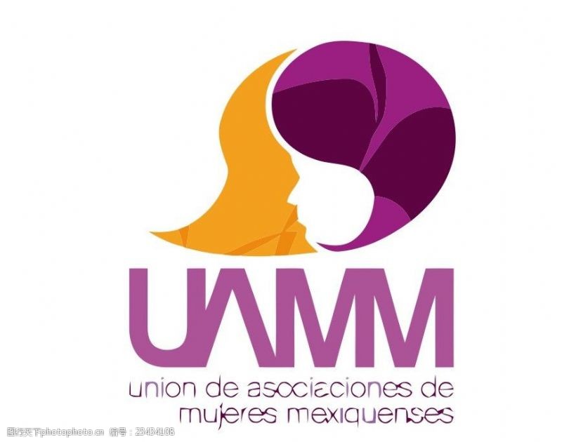 创意文字排版女性logo