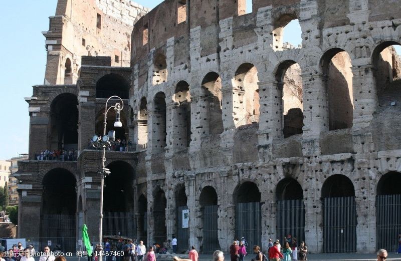世界著名建筑罗马斗兽场局部图片