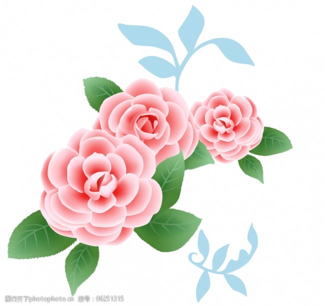 欧式花纹模板下载手绘玫瑰图片
