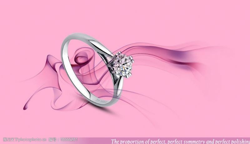 钻石戒指钻石广告图片