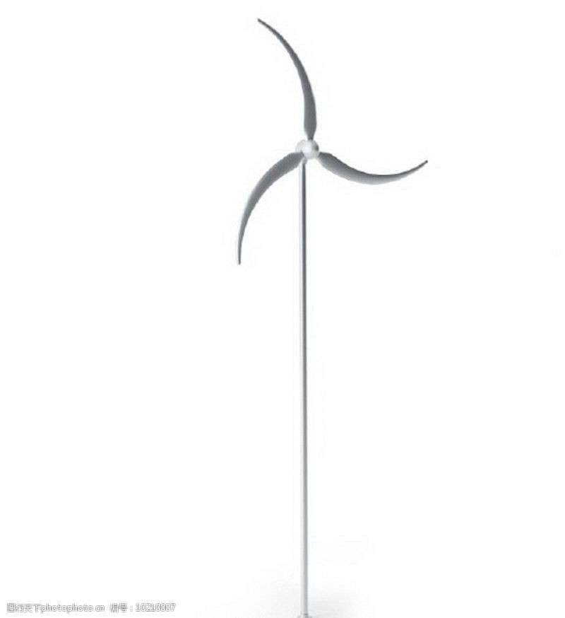 环保器材风力发电机发电站图片