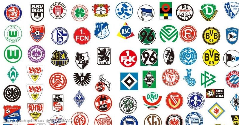 足球图标德国足球俱乐部