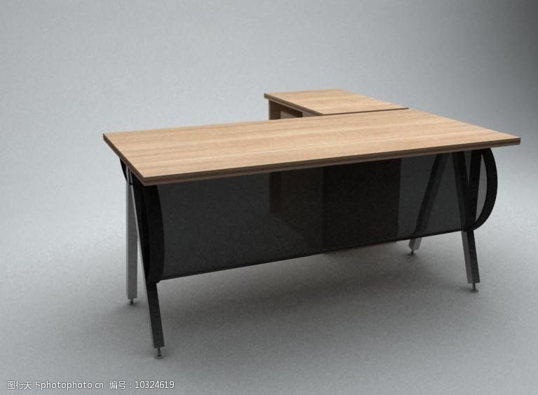 家具模型办公桌图片