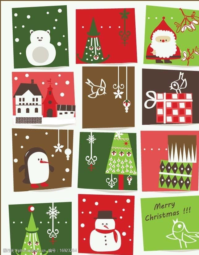圣诞小屋圣诞节卡片图片