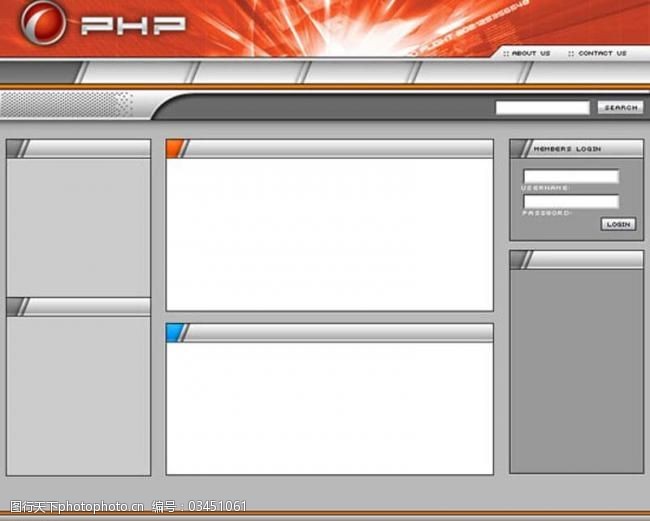 软件下载页面设计欧美软件公司网页模板图片