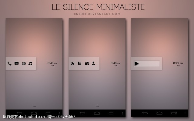 苹果iphone沉默minimaliste