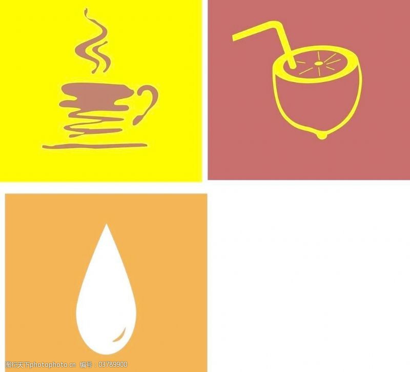 日常生活图标图形咖啡饮料图片