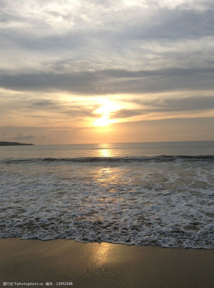 巴厘岛日落风光图片
