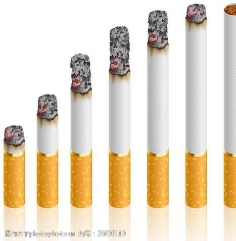 禁止吸烟图标香烟