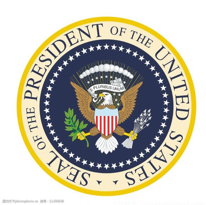 states美国总统标志图片