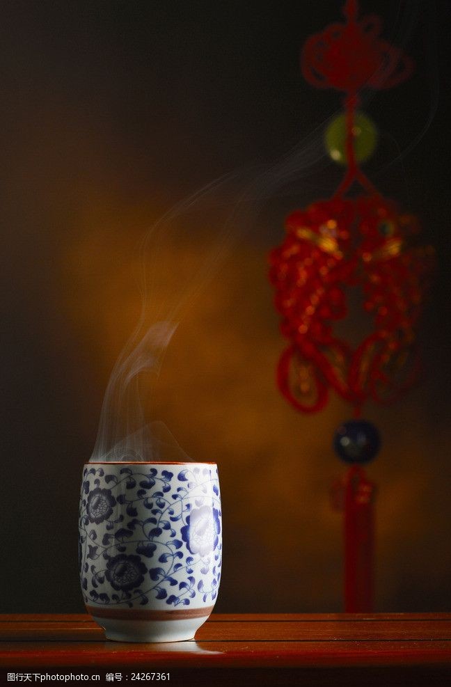国庆典礼中式茶杯