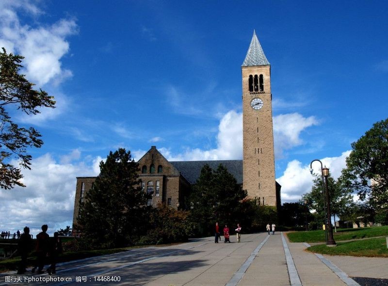 世界著名建筑康奈尔大学钟楼图片