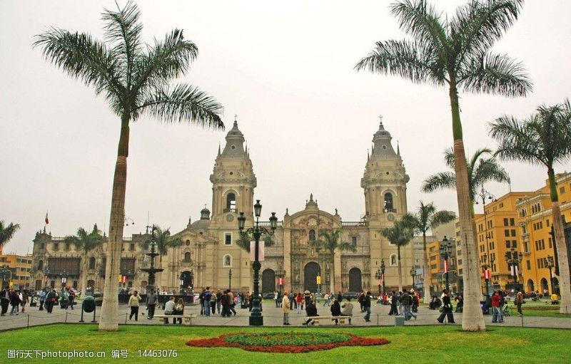 塔楼秘鲁利马中心广场图片