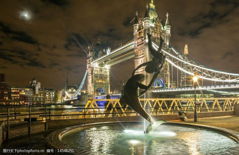 世界著名建筑伦敦塔桥图片