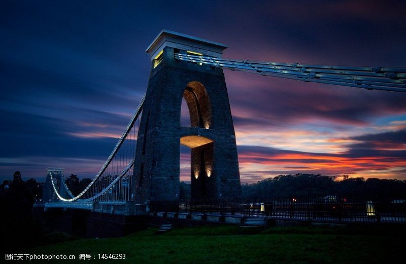 世纪大桥桥夜景图片