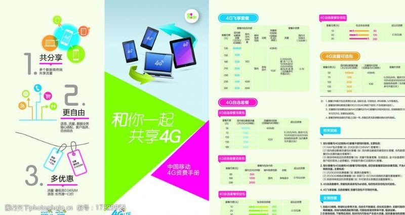 lte中国移动4G资费手册图片