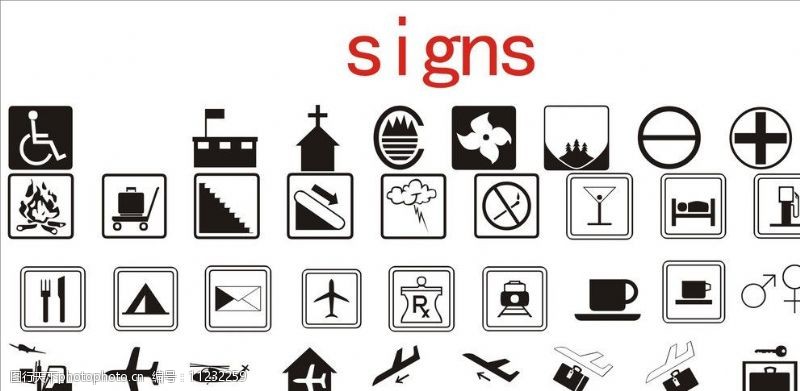 signs标志图片