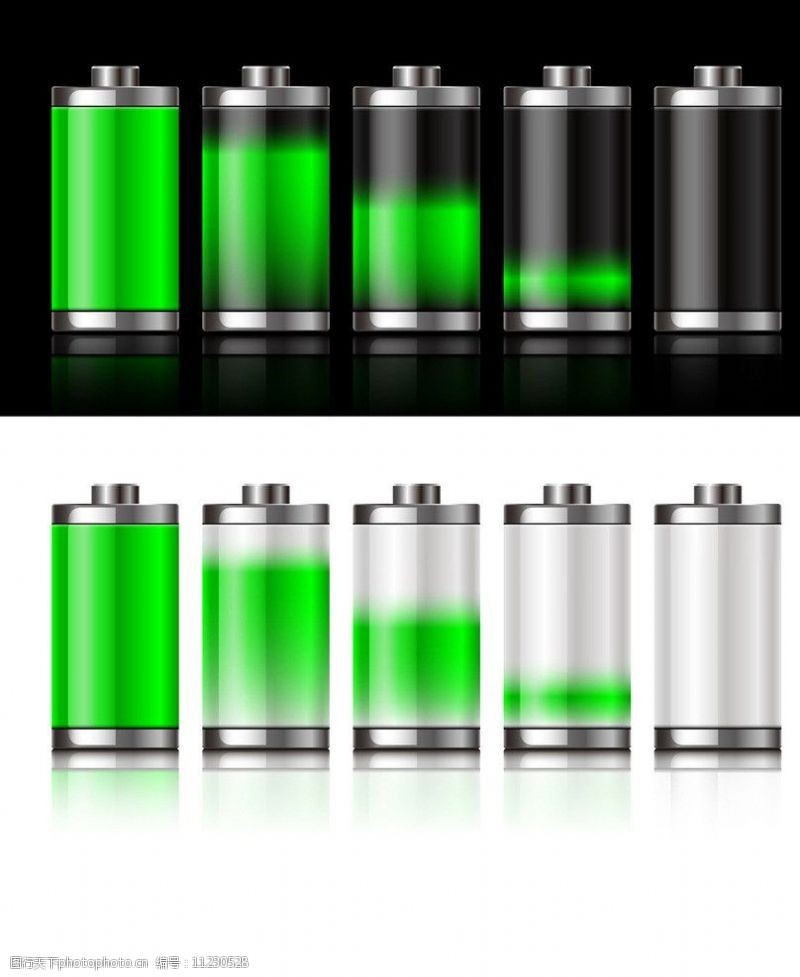 电池图标矢量素材透明电池图片