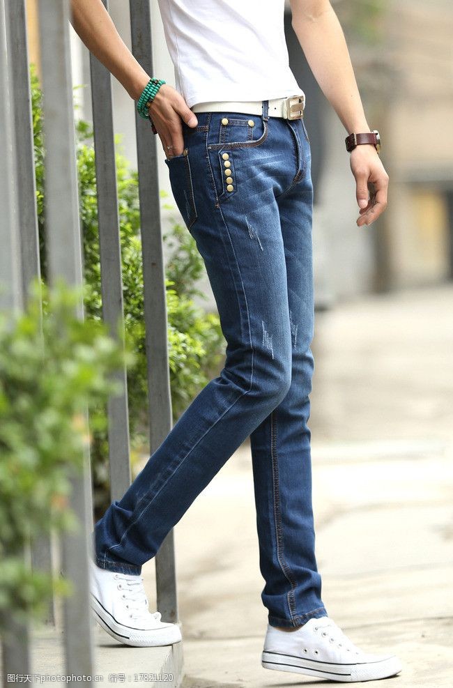 jeans男士牛仔裤图片