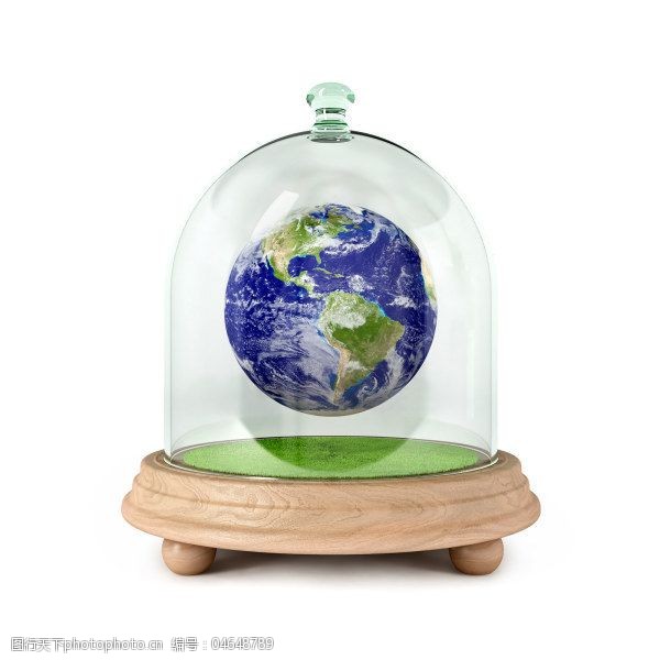 玻璃罩中的地球