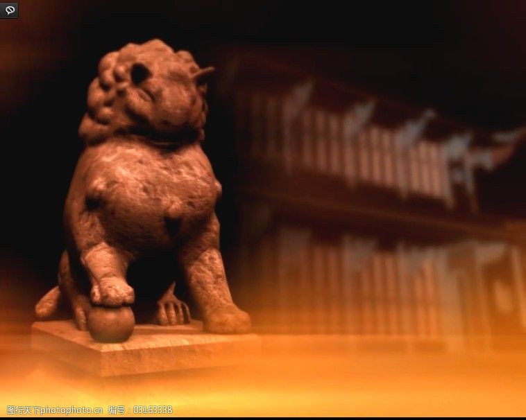 免费视频模板下载影视素材中国元素石狮素材下载