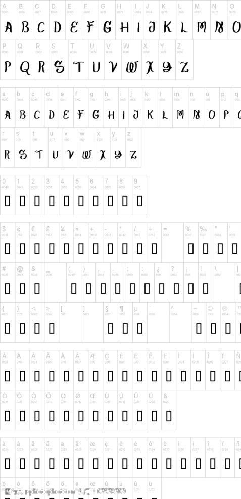 设计必备字字体