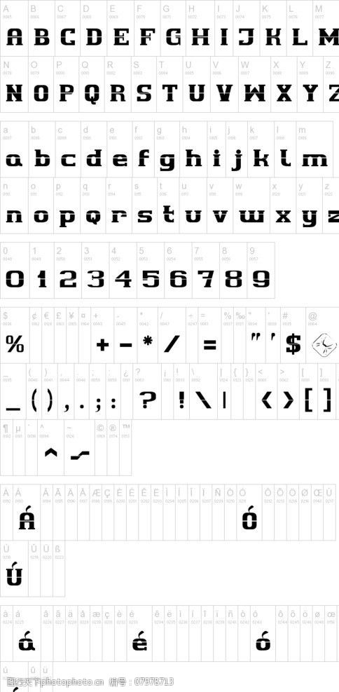 设计必备字字体