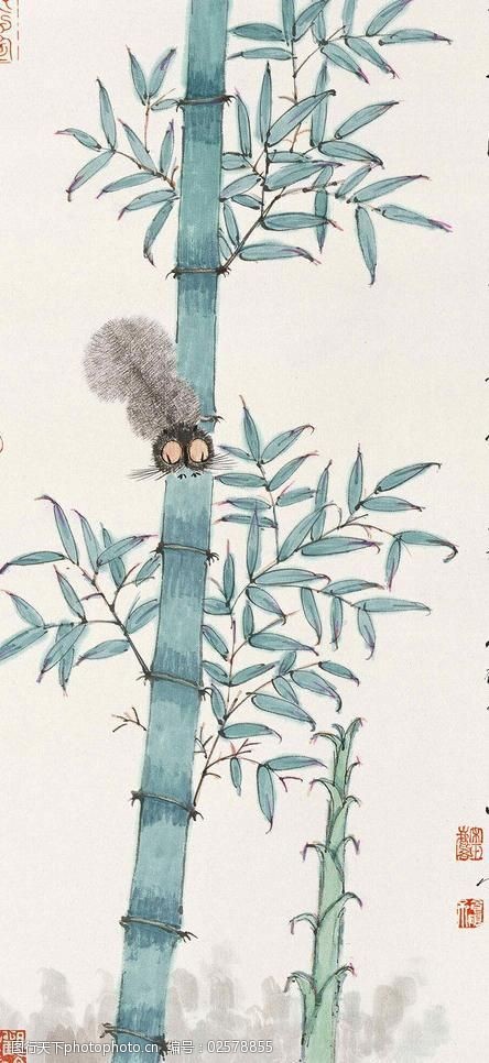 水墨画松鼠图片免费下载 水墨画松鼠素材 水墨画松鼠模板 图行天下素材网