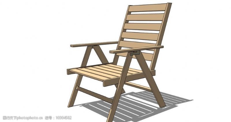 圈椅木制躺椅图片