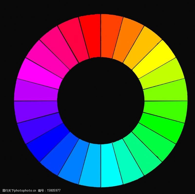 24色环图片免费下载 24色环素材 24色环模板 图行天下素材网