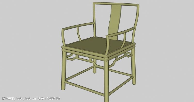圈椅古典木椅图片