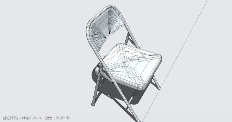 圈椅金属折叠椅图片
