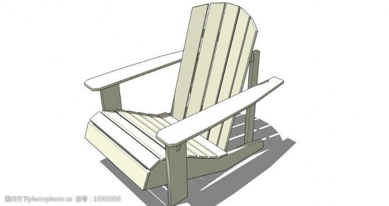 圈椅木制躺椅图片