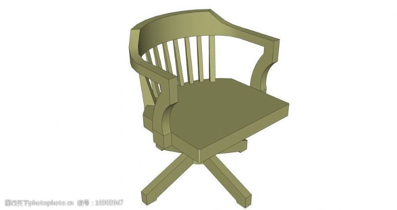 圈椅木制转椅图片