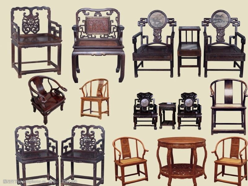 圈椅古典家具图片