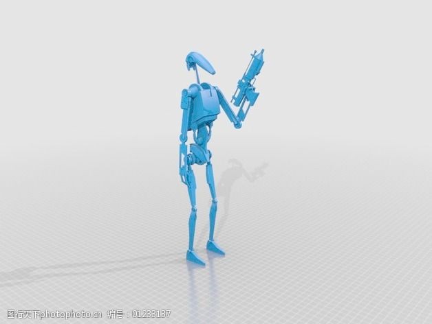 3d打印模型星球大战的安全机器人