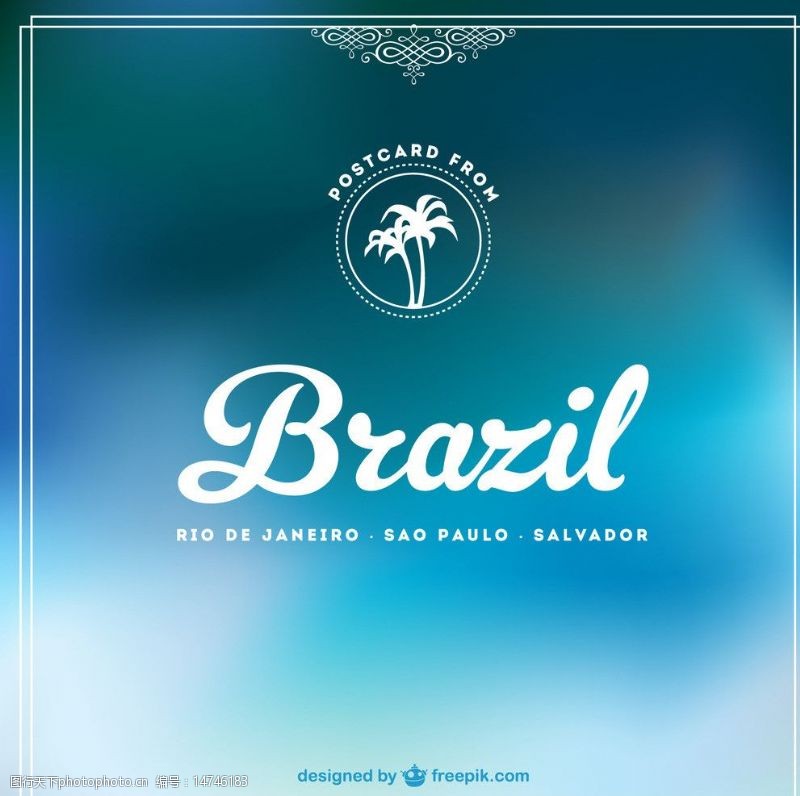 矢量自由女神巴西世界杯图片