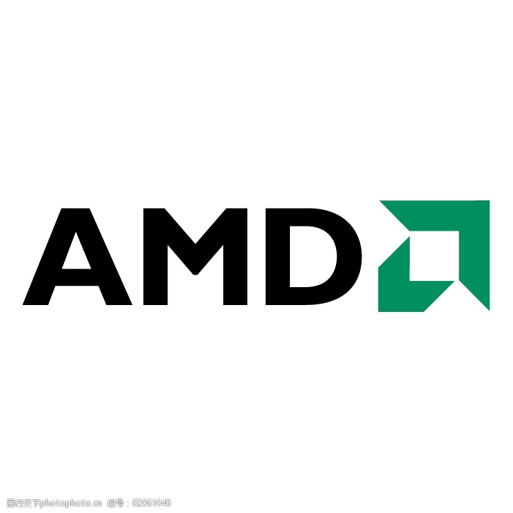 免费的英特尔标志AMD1