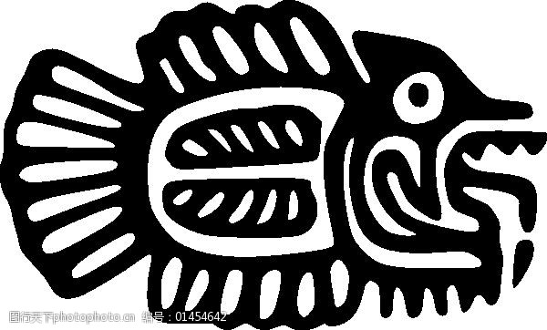 古墨西哥的鱼夹艺术母题