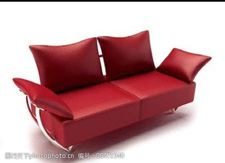 双人座椅免费下载红色热烈喜庆双人沙发