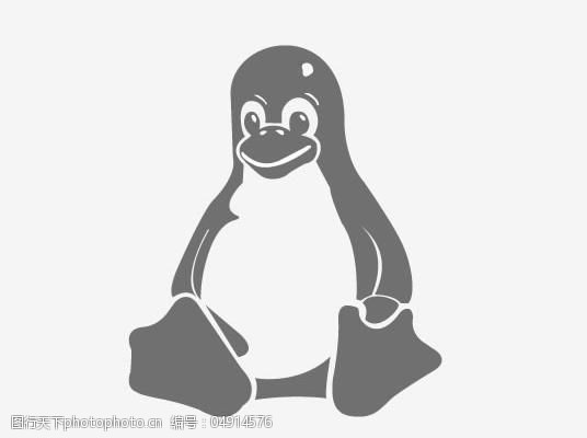 可爱企鹅矢量图AI