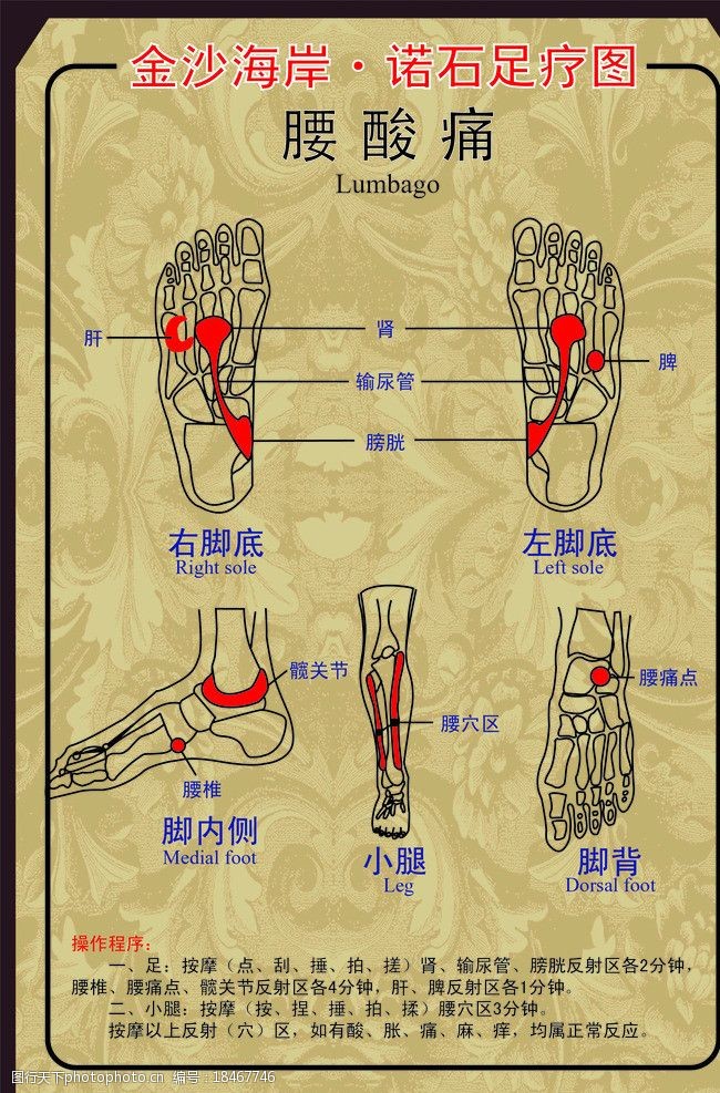 按摩标志足疗图图片