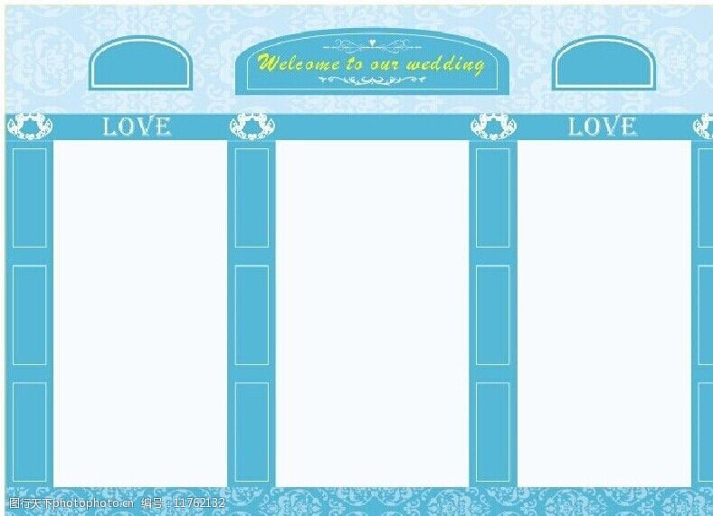 婚庆主题模板下载婚礼门图片