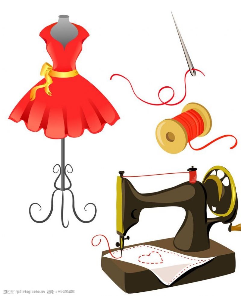 缝纫机缝纫图片