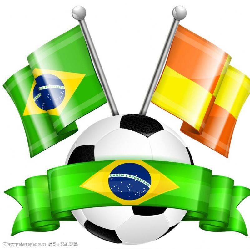 巴西世界杯足球图片